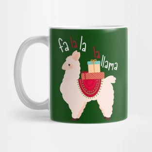 Fa La La La Llama | Funny Christmas Animal Mug